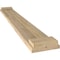 Ekena Millwork Americraft 2-Board Exterior Wood Joined Board-n-Batten Shutters w/ End Batten, ARW103BB207X77UNH, PR ARW103BB207X77UNH - alternate 7